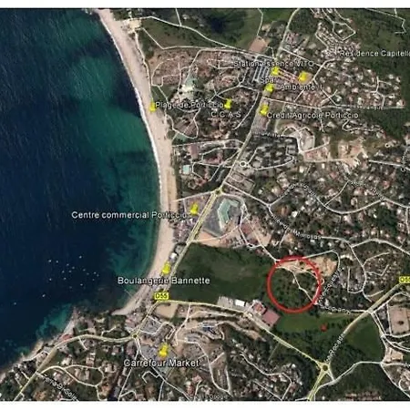 T2 Moderne A Porticcio, Terrasse Xxl, A Pied Grosseto-Prugna